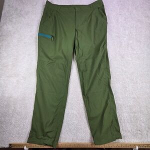 REI CO-OP Trailmade Cargo Pants Kelly Green Women's Size 16 Drawstring Hiking